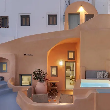 Villa Annouso With Hot Tub By Caldera Oia