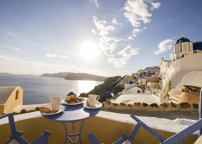 Villa Annouso With Hot Tub By Caldera Oia