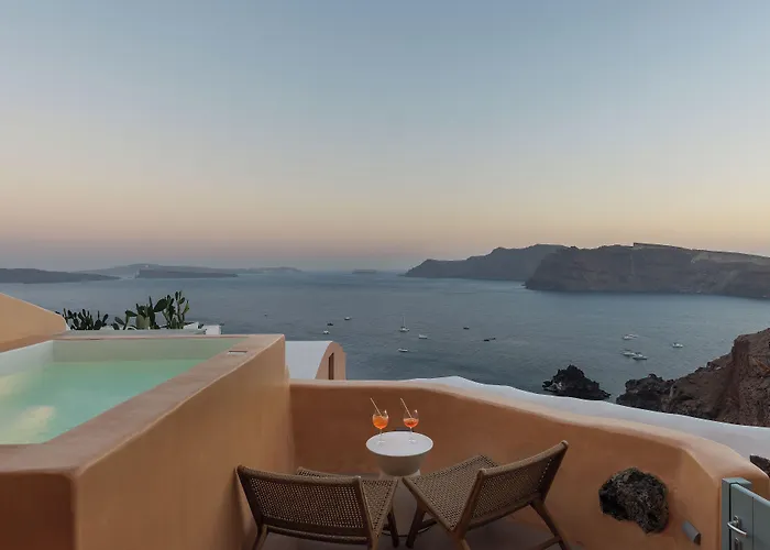 Annouso With Hot Tub By Caldera Villa Oia