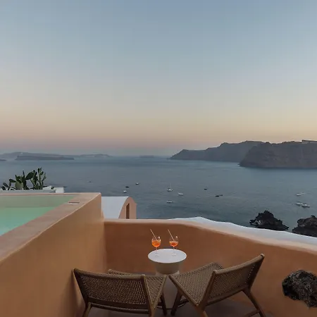 Annouso With Hot Tub By Caldera Vila Oia